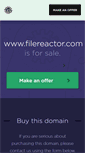 Mobile Screenshot of filereactor.com